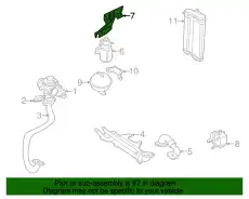 Кронштейн 1J0906483C VAG