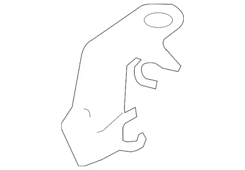 Кронштейн 7L0614844A VAG