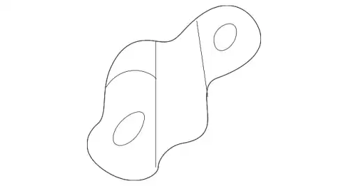 Кронштейн бампера 1J9813389 VAG