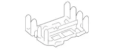 Кронштейн корпуса разъема 4F9937545 VAG