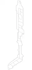 Кронштейн крыла 8W6809075A VAG