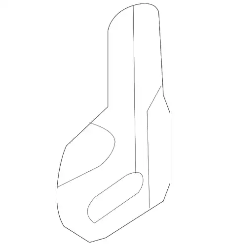 Кронштейн крыла 4M0810686B VAG