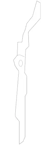 Кронштейн крыла 8W0809076A VAG