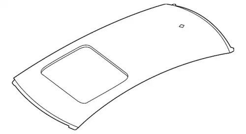 Крыша 4G5817017 VAG
