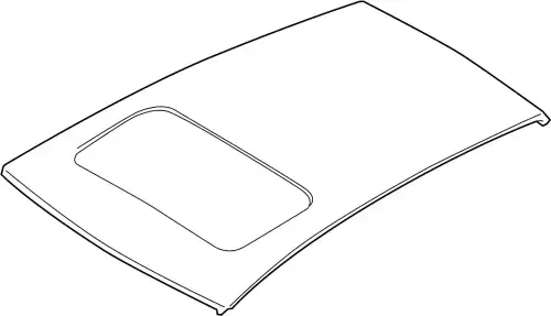 Крыша 5C6817101 VAG