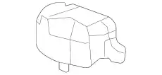 Крышка для катализатора 5N0131783 VAG