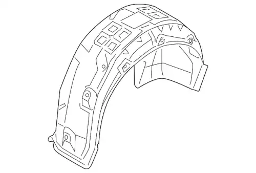 Подкрылок VAG 4G8810172D