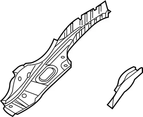 Лонжерон 5QE803501C VAG