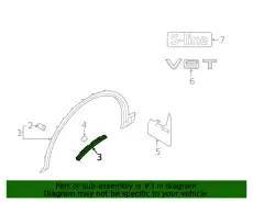  80A854969 НАКЛАДКА КОЛЁСНОЙ АР VAG