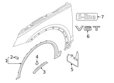  80A854969 НАКЛАДКА КОЛЁСНОЙ АР VAG