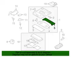 Планка/накладка/молдинг 1K894713382V VAG