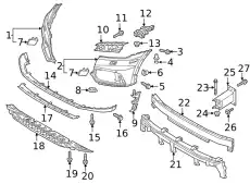  (8 гр.), (AUDI), Накладка, крепежная 80A807278 VAG