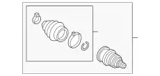 WHEELSHAFT 5Q0498099 VAG