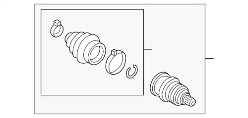 WHEELSHAFT 5Q0498099 VAG
