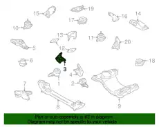 Опора 4E0199308BQ VAG