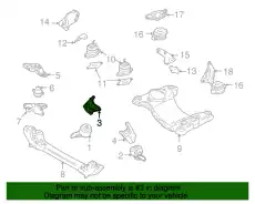 Опора 4E0199308BC VAG