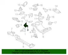 Опора 4E0199308BH VAG
