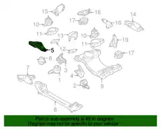 Опора 4E0199603AB VAG