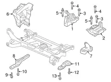 Опора 5Q0199855AF VAG