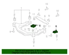 Опора 4E0399541A VAG