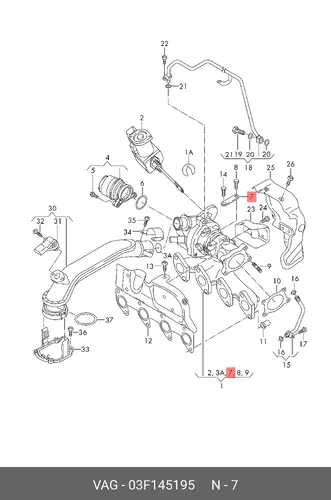  ОПОРА 03F145195 VAG