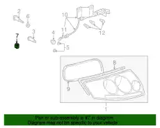 Панель для заднего фонаря 8N0951257 VAG