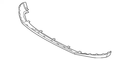 80A807061BGRU Передний спойлер гру VAG