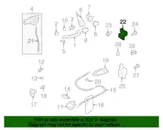 8J0831401A Петля двери VAG
