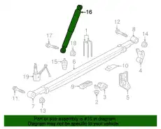 амортизатор 23106631 GM