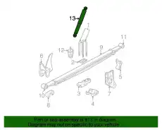 Амортизатор подвески 89038597 GM