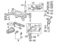 Кулак поворотный VAG 4D0505430D