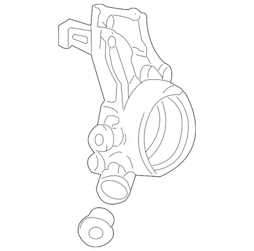 Кулак поворотный VAG 4D0505430D