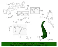 4M0407254K Поворотный кулак VAG