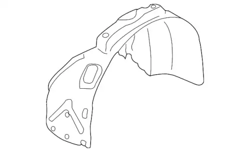 Подкрылок VAG 8H0821171D