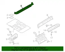 Подножка 701803622D VAG