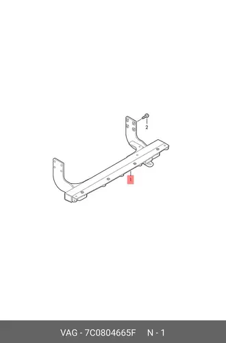 Подножка 7C0804665F VAG