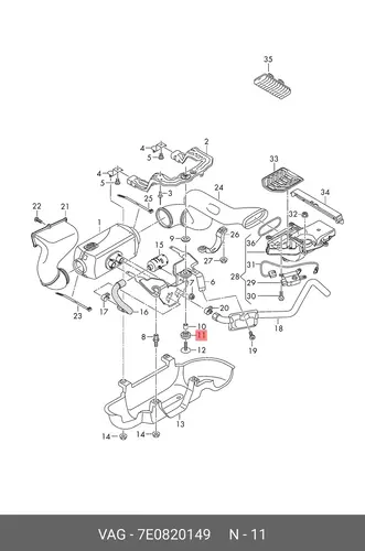 7E0820149 LAGER VAG