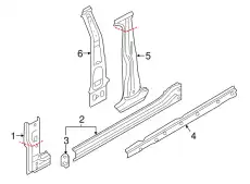Порог 5GE809378A VAG
