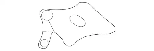 Прокладка 3B9827157A VAG