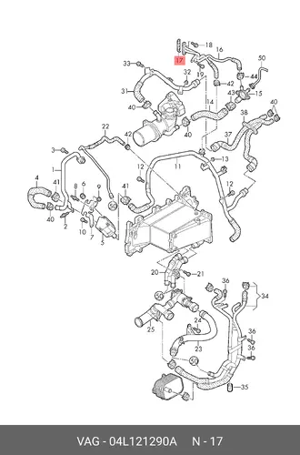 ПРОКЛАДКА 04L121290A VAG