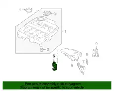Проушина 03L103390N VAG