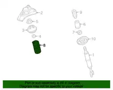 Пружина 4F0411105BD VAG