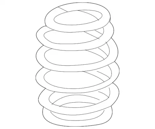 Пружина 8W0511115ES VAG