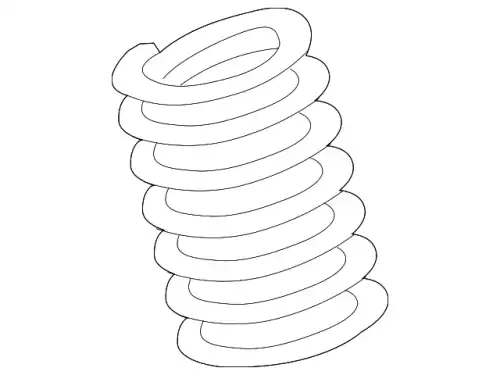 Пружина 8R0411105CP VAG