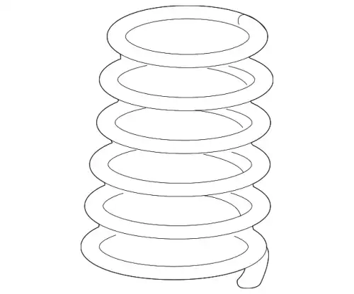 Пружина 8J0411105CD VAG