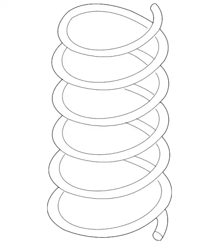 Пружина 5Q0411105FE VAG