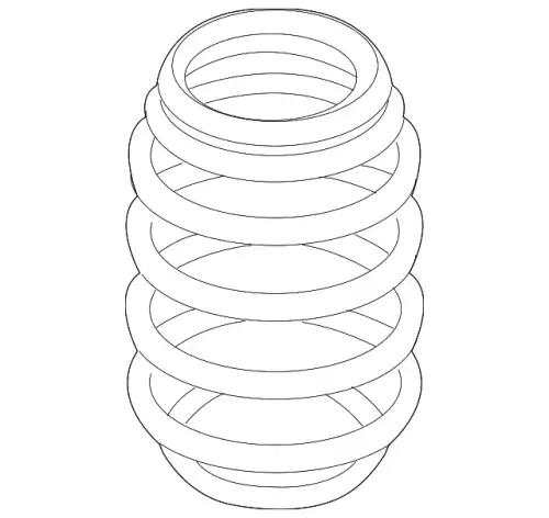 Пружина 5Q0511115KH VAG
