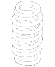 Пружина 5C0511115AS VAG