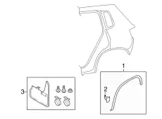  пружинный зажим 3C0853585B VAG