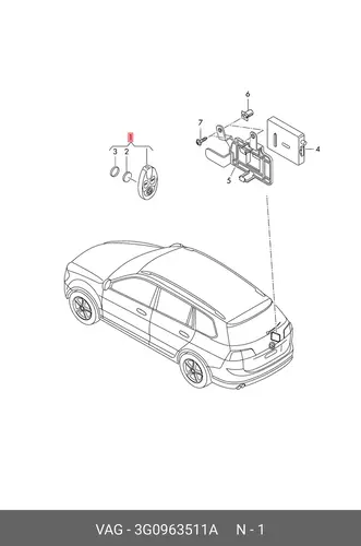Свеча зажигания VAG 3G0963511A